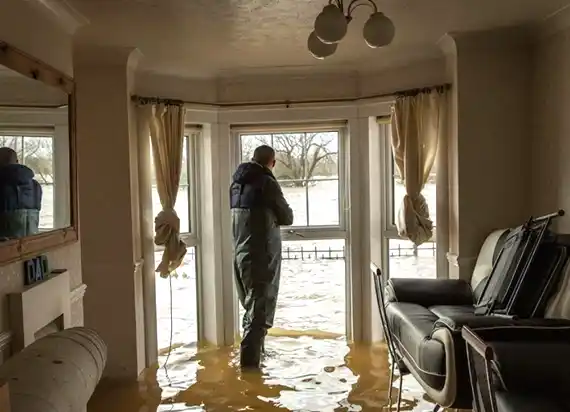 water damage restoration service Red Bud